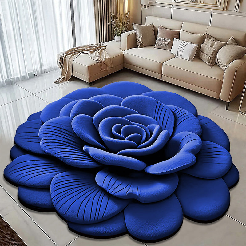 Floral Plush & Diatomaceous Earth Floor Mat