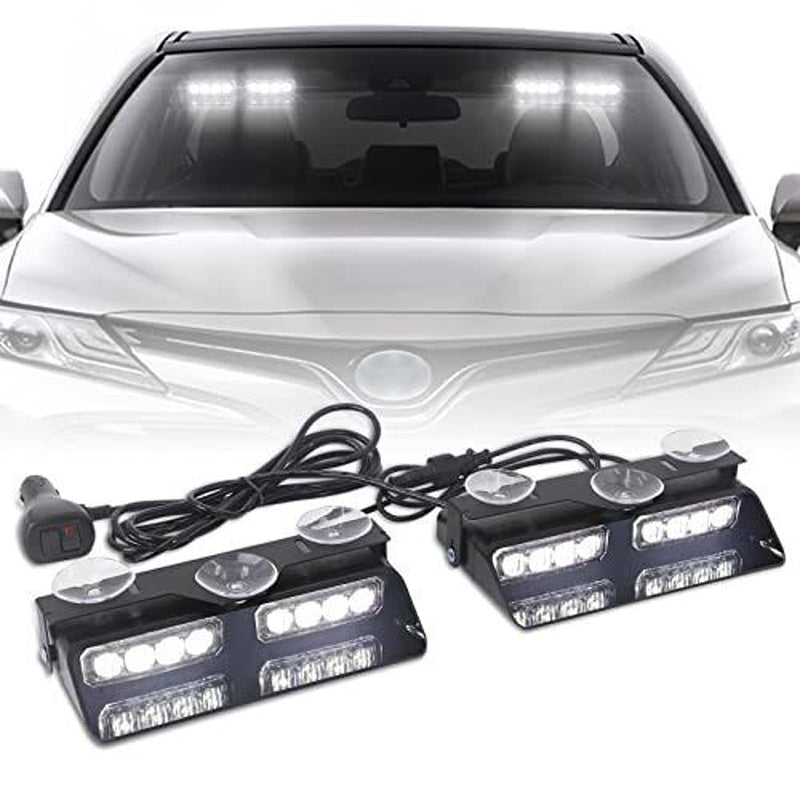 🎉🛍️Hot Promotion 50% OFF🚗Windshield Suction Cup Strobe Warning Light for Vehicles