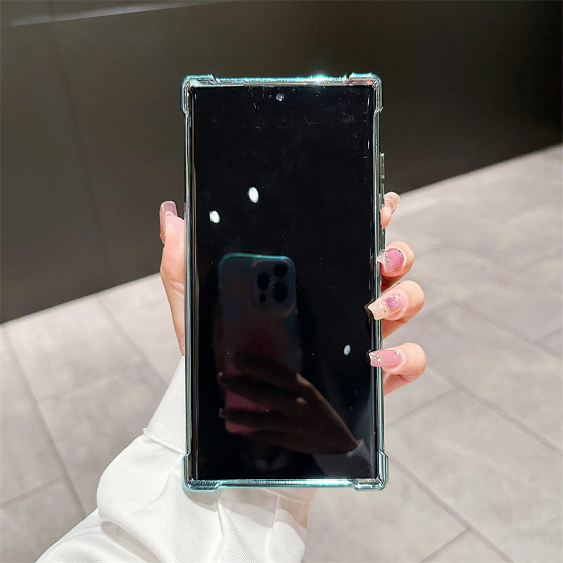Gyroscope Transparent Phone Case With  Magnetic Bracket for Samsung Galaxy S22-25