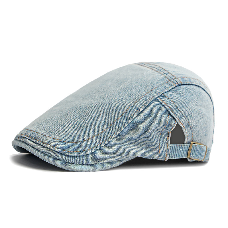 🍃 LIMITED-TIME 50% OFF! 👒 Unisex Denim Newsboy Cap – Timeless, Adjustable, Breathable 🍂