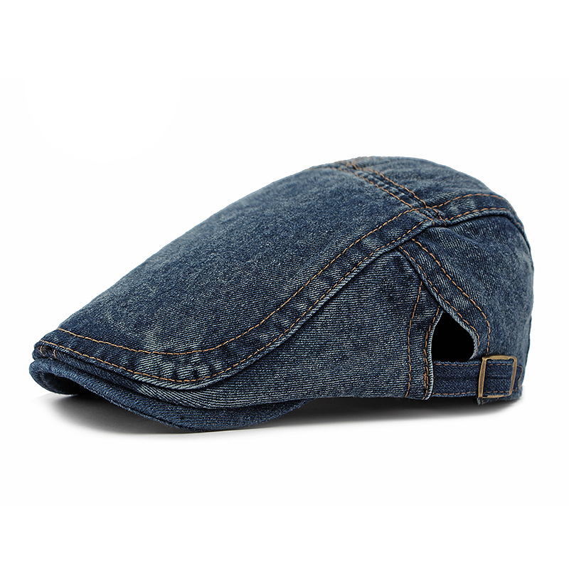 🍃 LIMITED-TIME 50% OFF! 👒 Unisex Denim Newsboy Cap – Timeless, Adjustable, Breathable 🍂
