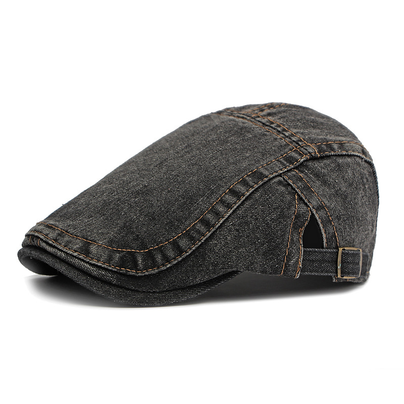 🍃 LIMITED-TIME 50% OFF! 👒 Unisex Denim Newsboy Cap – Timeless, Adjustable, Breathable 🍂