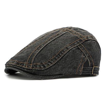 🍃 LIMITED-TIME 50% OFF! 👒 Unisex Denim Newsboy Cap – Timeless, Adjustable, Breathable 🍂