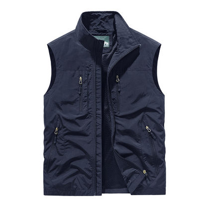 🔥🧥Men's Oversized Sleeveless Vest Jacket With Pockets