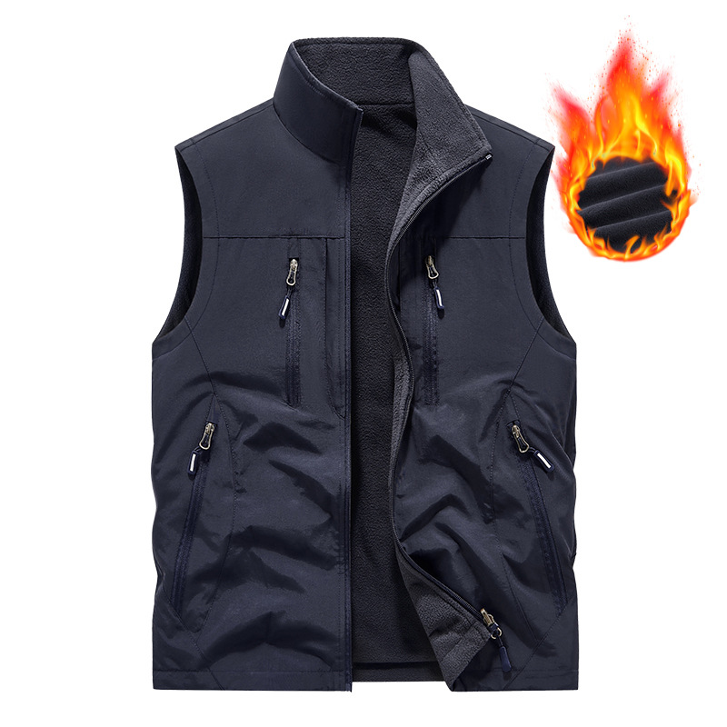 🔥🧥Men's Oversized Sleeveless Vest Jacket With Pockets