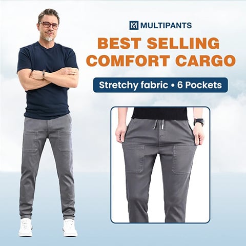 🏆MultiPants – High Stretch Multi-pocket Durable Cargo Pants