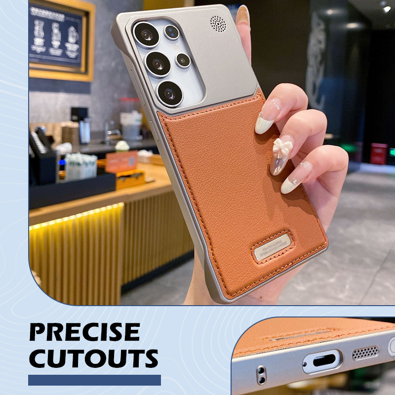 Funda para teléfono de PU con protección delgada y duradera