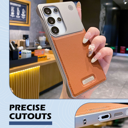 Funda para teléfono de PU con protección delgada y duradera