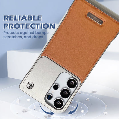Funda para teléfono de PU con protección delgada y duradera