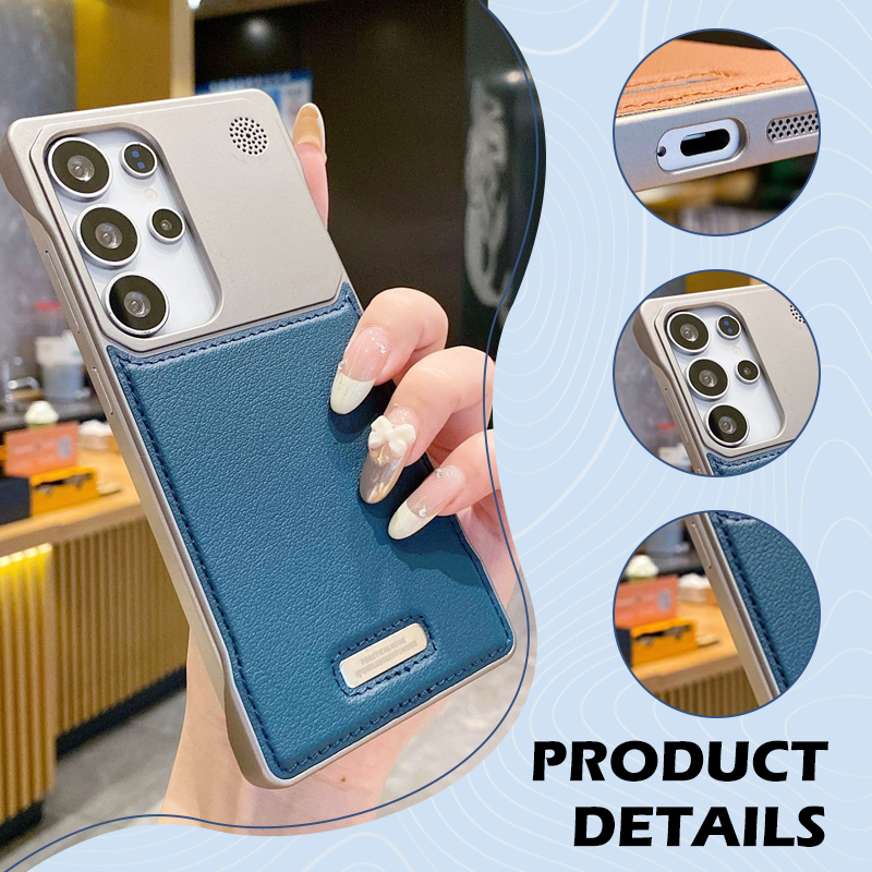 Funda para teléfono de PU con protección delgada y duradera