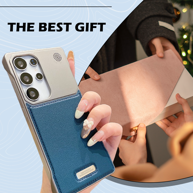 Funda para teléfono de PU con protección delgada y duradera