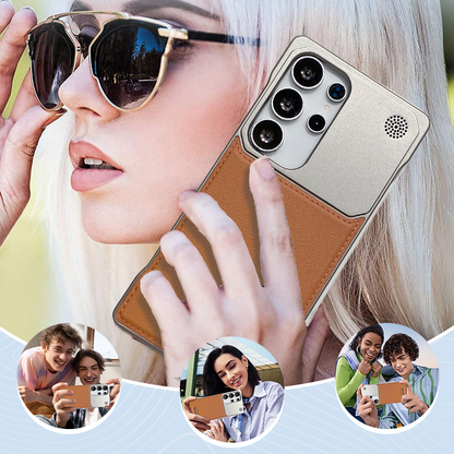 Funda para teléfono de PU con protección delgada y duradera