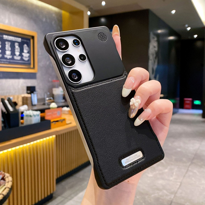 Funda para teléfono de PU con protección delgada y duradera