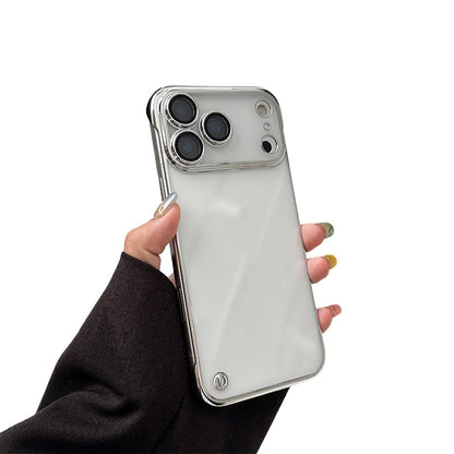 Custodia per telefono elettrolitico semitrasparente per iPhone serie 17