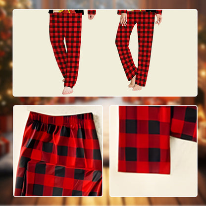 🎄Early Christmas promotion 49% OFF🎁Family Reindeer Print Christmas Pajamas Set
