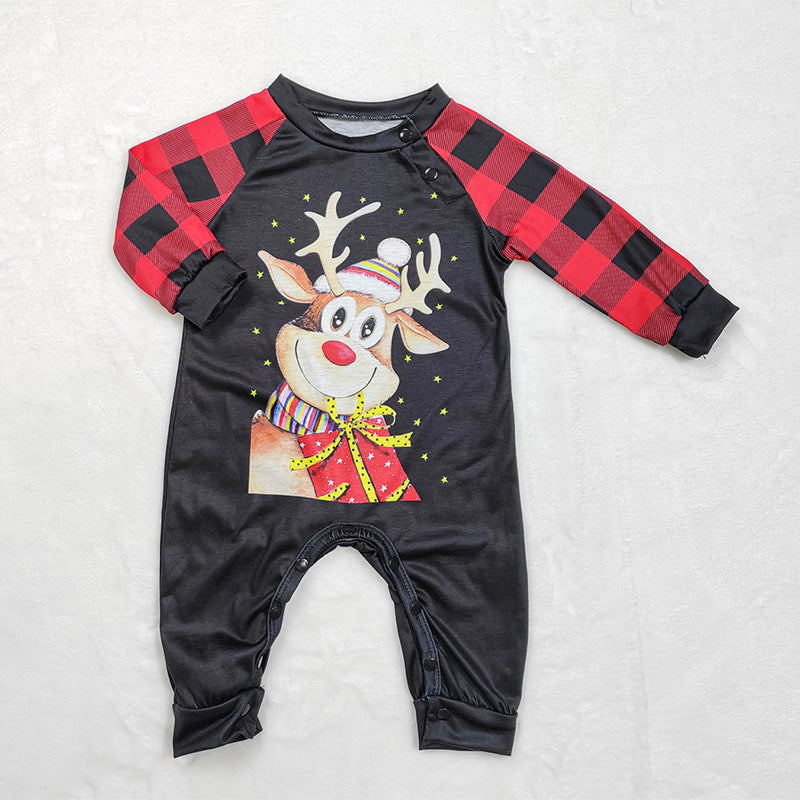 🎄Early Christmas promotion 49% OFF🎁Family Reindeer Print Christmas Pajamas Set