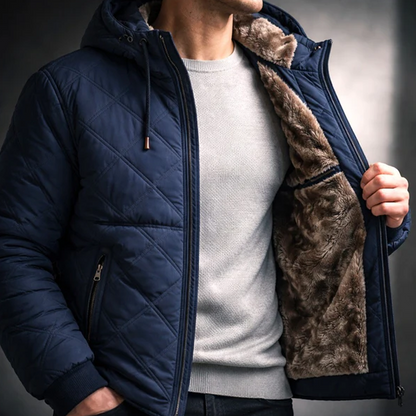 📦 FREE SHIPPING ONLY TODAY – LAST DAY!🛍️ Men's Plush-Lined Hooded Winter Jacket-Stay warm, feel comfortable & look great all winter!