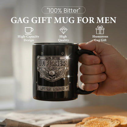 "100% Bitter" Gag Gift Mug for Men