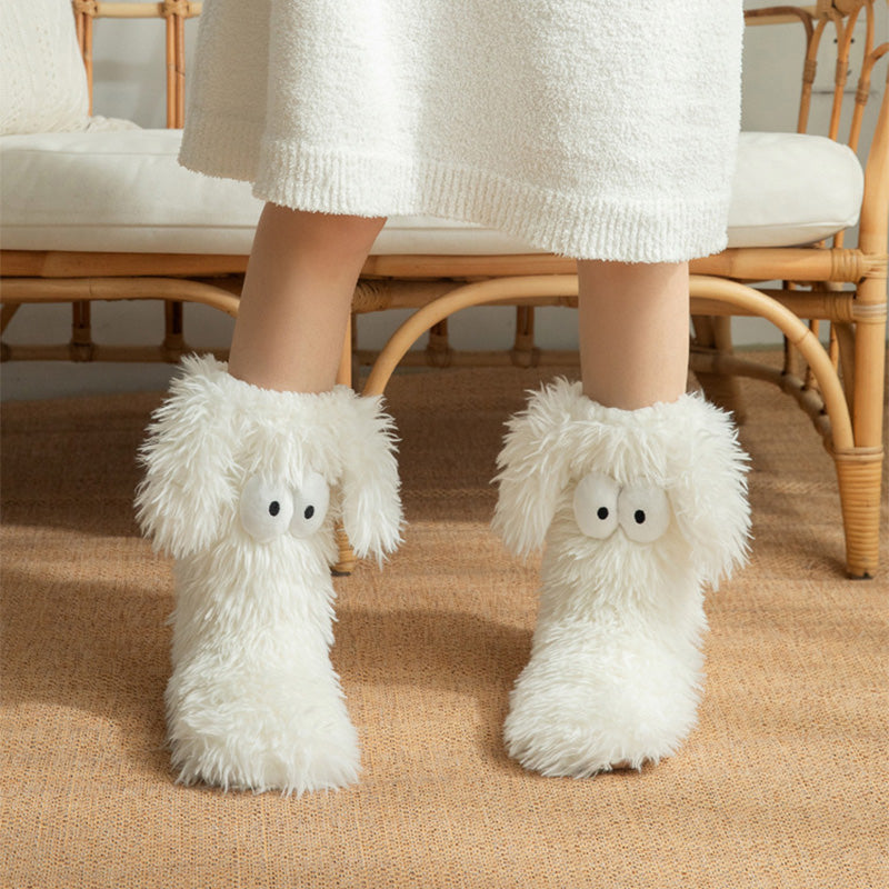 💗LAST DAY SALE 50% OFF⚡50K+ SOLD💕 Women's Anti-Slip Plush Floor Socks – Fleece-Lined Warmth & Safety ✨