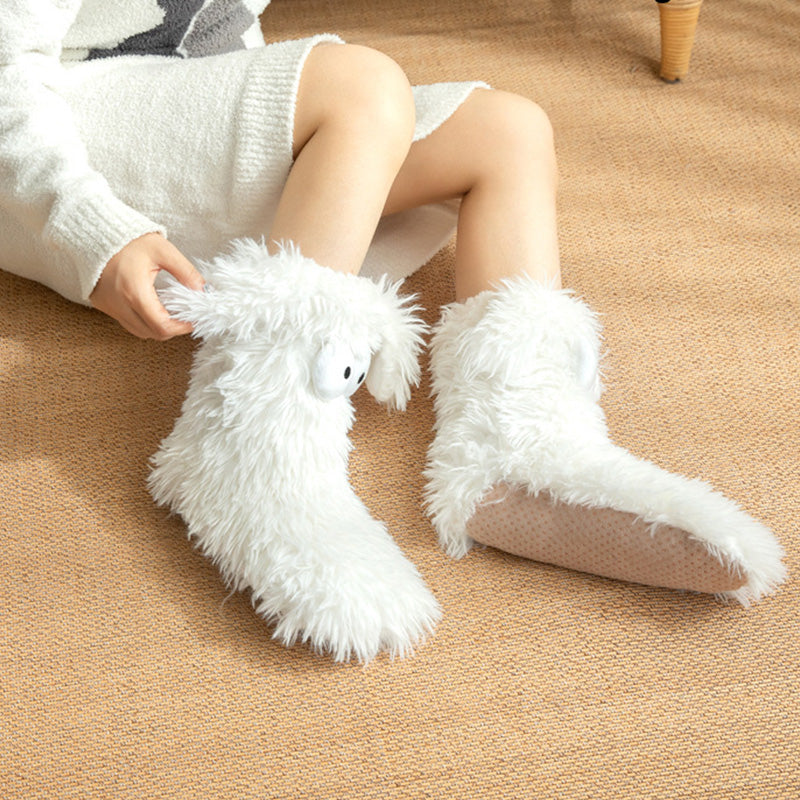 💗LAST DAY SALE 50% OFF⚡50K+ SOLD💕 Women's Anti-Slip Plush Floor Socks – Fleece-Lined Warmth & Safety ✨
