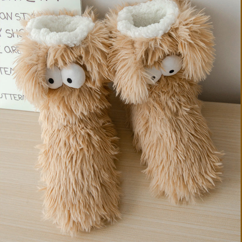 💗LAST DAY SALE 50% OFF⚡50K+ SOLD💕 Women's Anti-Slip Plush Floor Socks – Fleece-Lined Warmth & Safety ✨