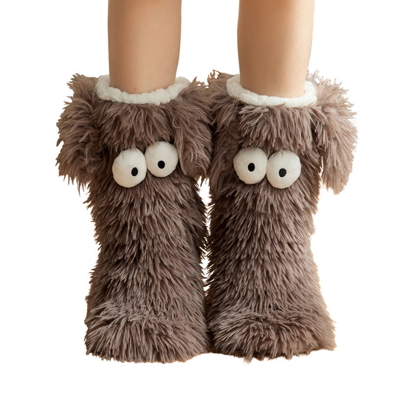 💗LAST DAY SALE 50% OFF⚡50K+ SOLD💕 Women's Anti-Slip Plush Floor Socks – Fleece-Lined Warmth & Safety ✨