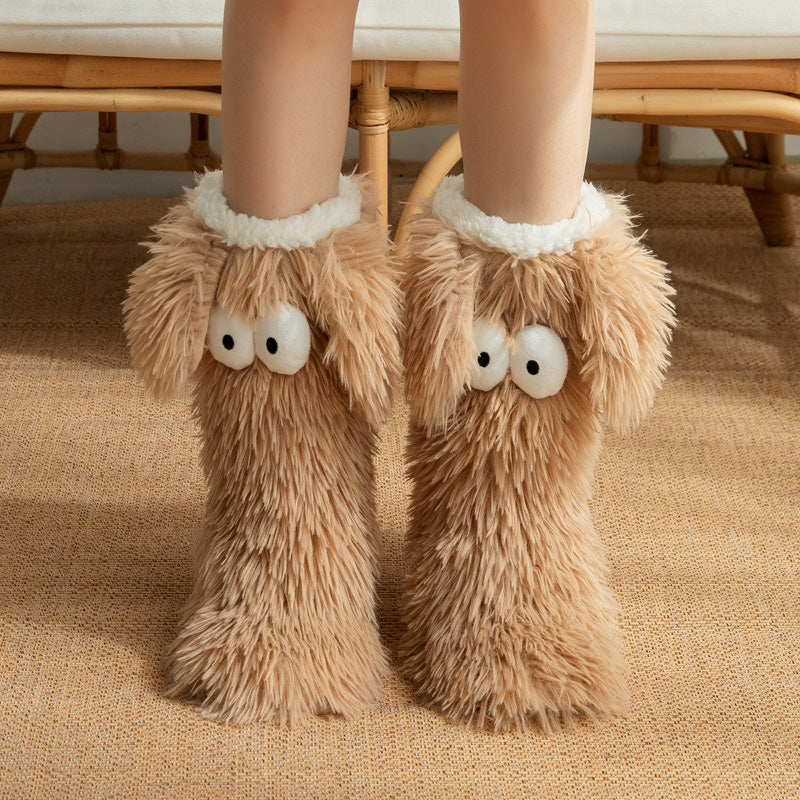 💗LAST DAY SALE 50% OFF⚡50K+ SOLD💕 Women's Anti-Slip Plush Floor Socks – Fleece-Lined Warmth & Safety ✨