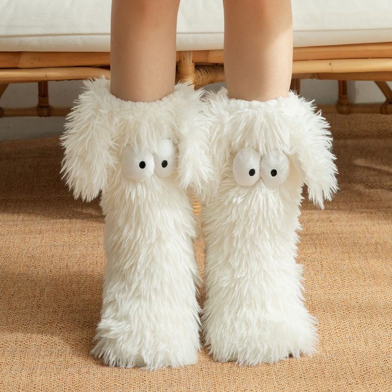 💗LAST DAY SALE 50% OFF⚡50K+ SOLD💕 Women's Anti-Slip Plush Floor Socks – Fleece-Lined Warmth & Safety ✨