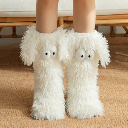 💗LAST DAY SALE 50% OFF⚡50K+ SOLD💕 Women's Anti-Slip Plush Floor Socks – Fleece-Lined Warmth & Safety ✨