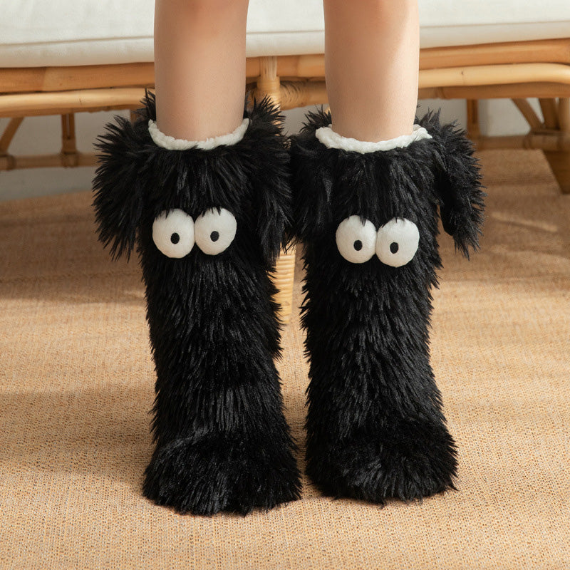 💗LAST DAY SALE 50% OFF⚡50K+ SOLD💕 Women's Anti-Slip Plush Floor Socks – Fleece-Lined Warmth & Safety ✨