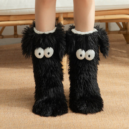 💗LAST DAY SALE 50% OFF⚡50K+ SOLD💕 Women's Anti-Slip Plush Floor Socks – Fleece-Lined Warmth & Safety ✨