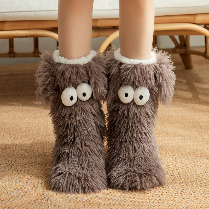 💗LAST DAY SALE 50% OFF⚡50K+ SOLD💕 Women's Anti-Slip Plush Floor Socks – Fleece-Lined Warmth & Safety ✨