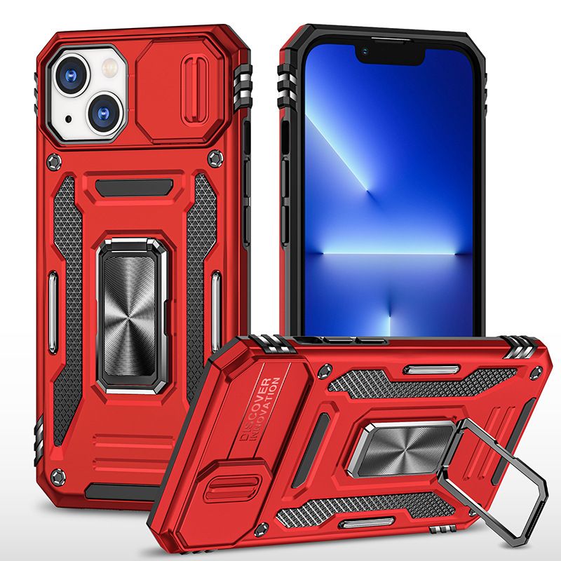 Armor Hard Shell Bracket Case for iPhone