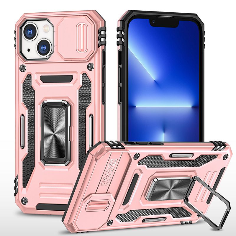 Armor Hard Shell Bracket Case for iPhone
