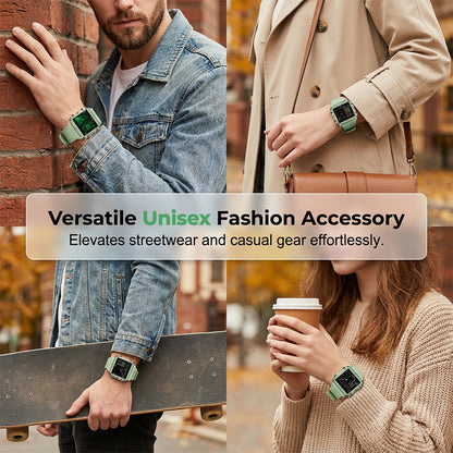 ⌚ Waterproof Transparent Digital Watch – 50M Rating, Luminous Display, Hybrid Time ✨