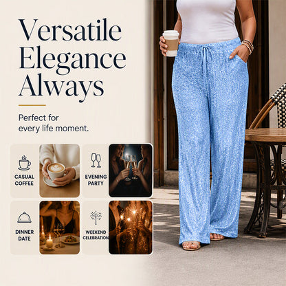 🛍️🔥👖Women's Elastic Waist Straight-Leg Pants