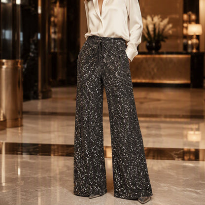 🛍️🔥👖Women's Elastic Waist Straight-Leg Pants