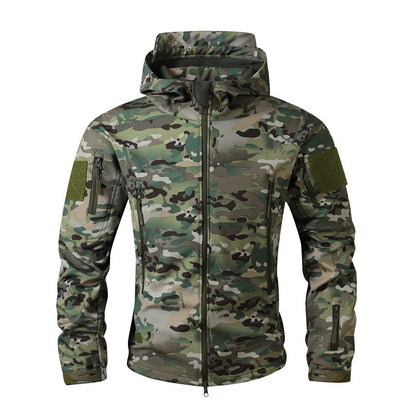 🌲 Men's Outdoor Hooded Jacket ⚡ – Tactical Camo, All-Weather Protection | Free Shipping 📦