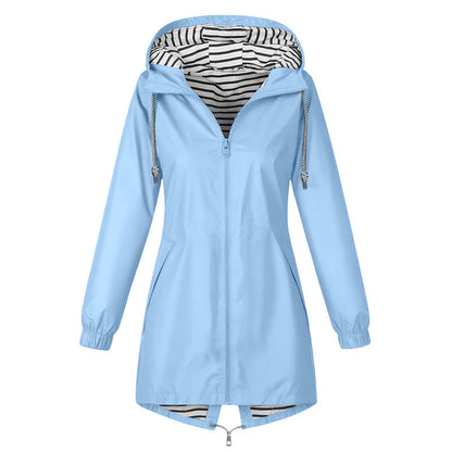 🌧️ Ready When the Weather Turns ⚡️ Women's Waterproof Hooded Outdoor Jacket