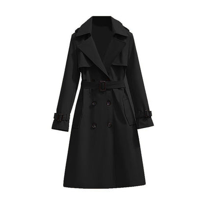 🧥 Smooth Drape, Polished Silhouette | Women's Mid-Length Trench Coat ⚡ Free Shipping