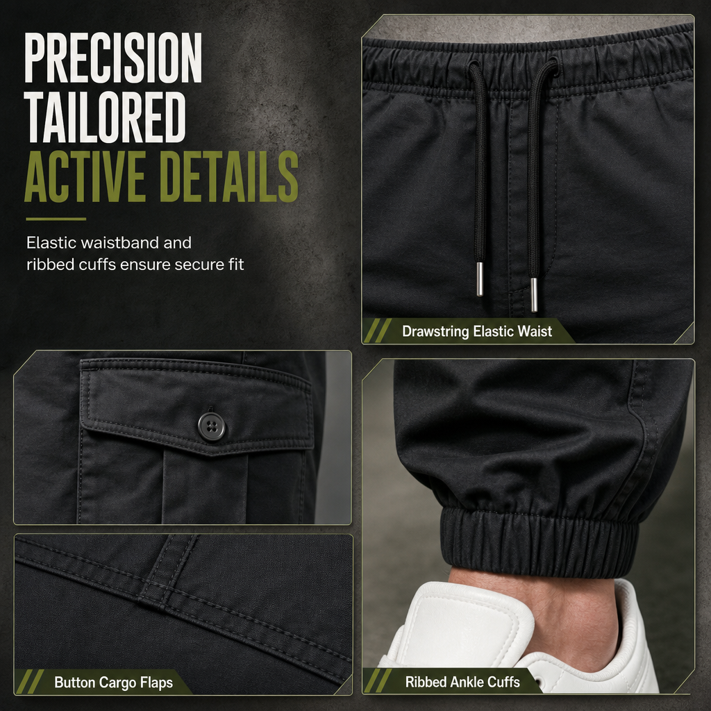 ✨Lightweight Casual Cargo Pants Outdoor Hiking Joggers for Autumn and Winter Sports Running Training