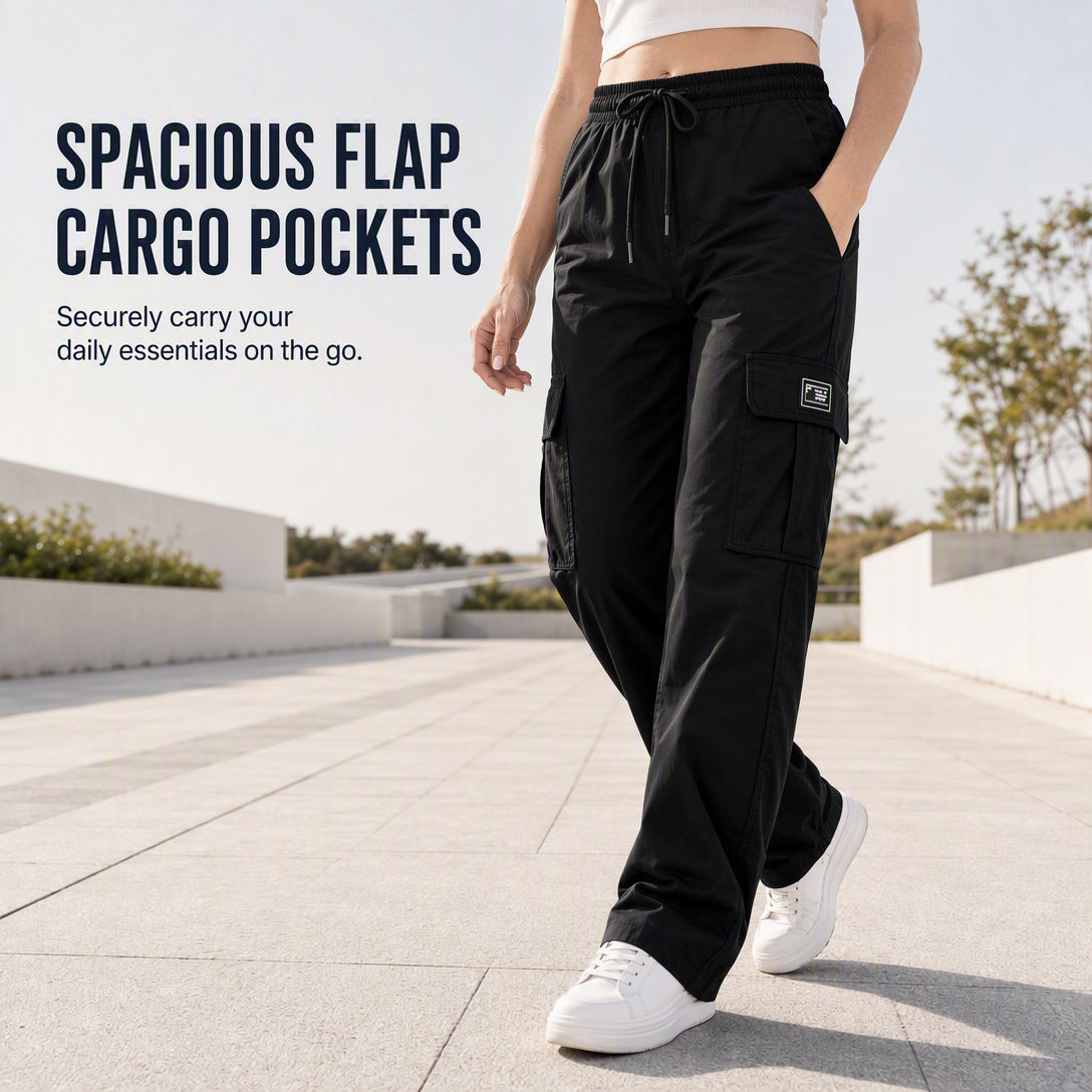 💖Black Friday Mega Deal – 50% off!💖✨ Women’s Relaxed Fit Straight-Leg Cargo Trousers — Comfy Everyday Style with Utility Pockets