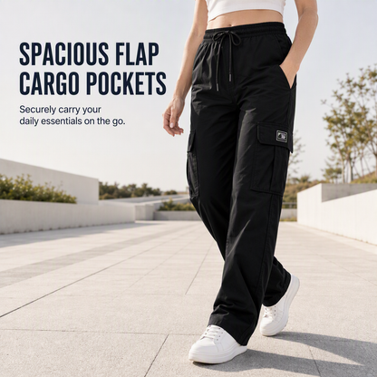 💖Black Friday Mega Deal – 50% off!💖✨ Women’s Relaxed Fit Straight-Leg Cargo Trousers — Comfy Everyday Style with Utility Pockets
