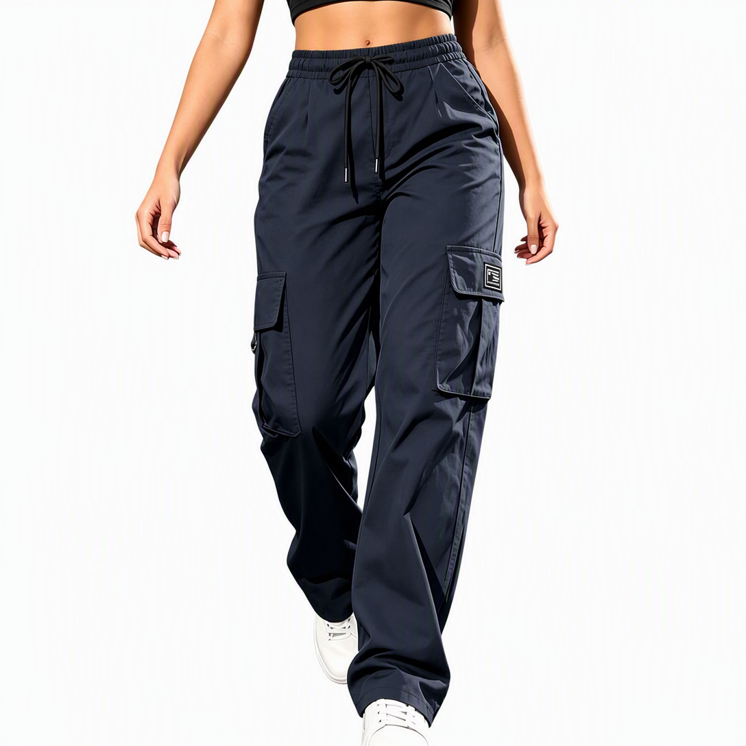 💖Black Friday Mega Deal – 50% off!💖✨ Women’s Relaxed Fit Straight-Leg Cargo Trousers — Comfy Everyday Style with Utility Pockets