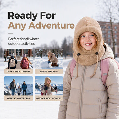 Children's Windproof Thermal Cycling Balaclava Hat