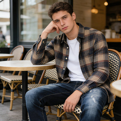 Men’s Straight Fit Distressed Denim Jeans