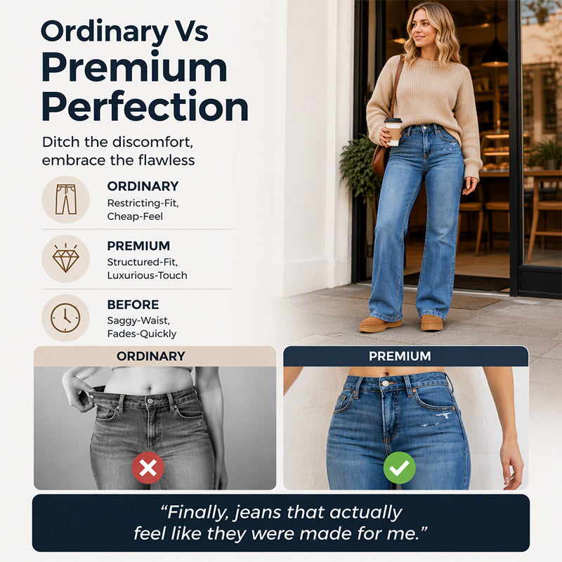 Women's Casual Stretchy High-Waisted Jeans