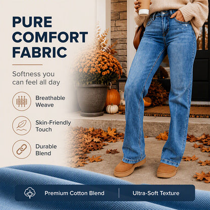 Women's Casual Stretchy High-Waisted Jeans