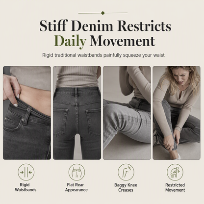 🖤Black Friday Sale:50% OFF🖤 Women's Olive Green High-Waisted Multi-Button Flare Jeans with Vertical Front Seams