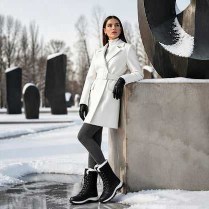 ❄️ Women's Waterproof Plush-Lined Mid-Calf Snow Boots ✨ – 50% OFF | Warm Winter Comfort